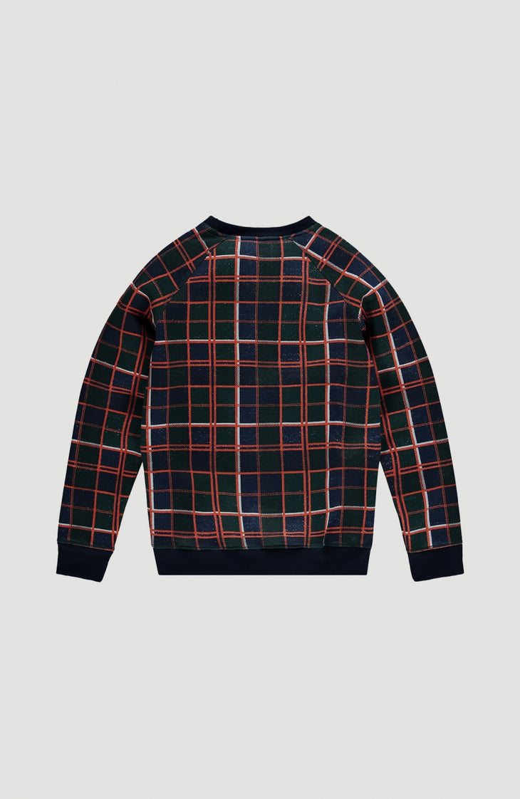 Diversity All Over Print Crew Neck Sweatshirt | Blue With Yellow