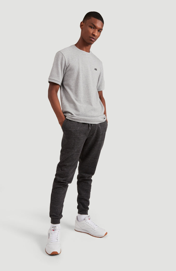 Hybrid Waffle Ringer T-Shirt | Silver Melee -A