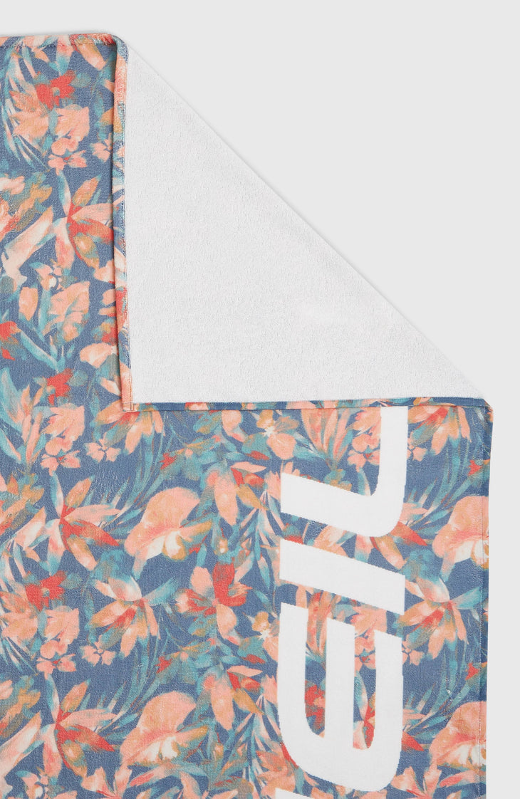 Seacoast handdoek | Blue Painted Tropics