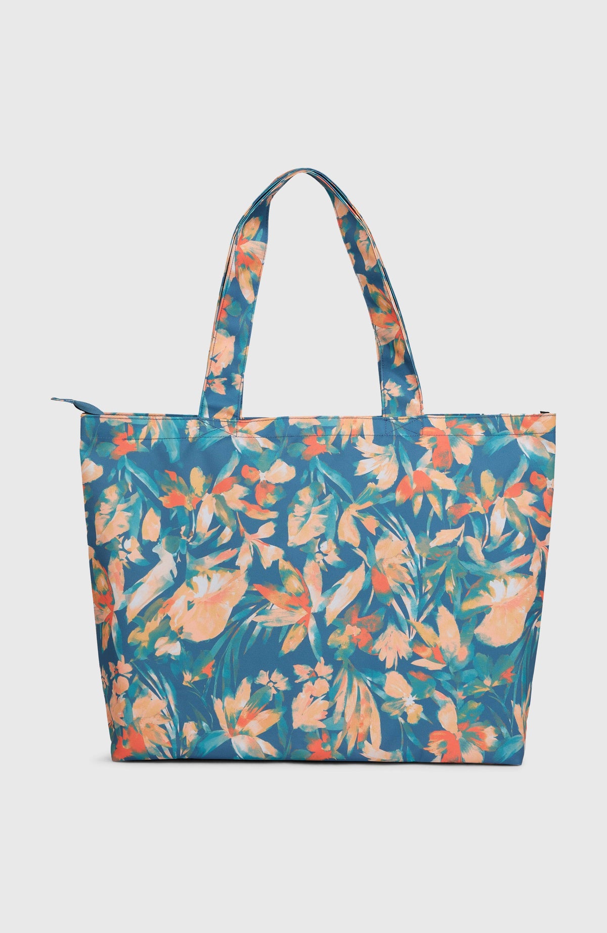 Coastal Print totebag | Blue Painted Tropics