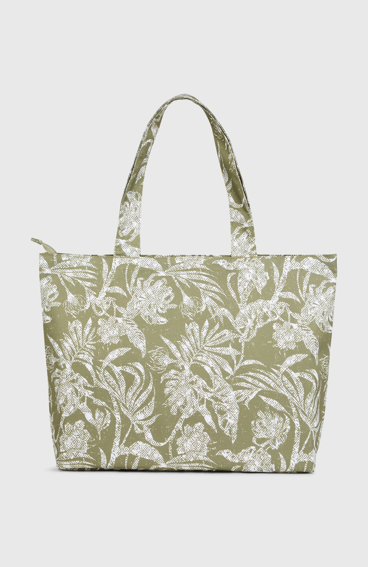 Coastal Print totebag | Green Textured Jungle