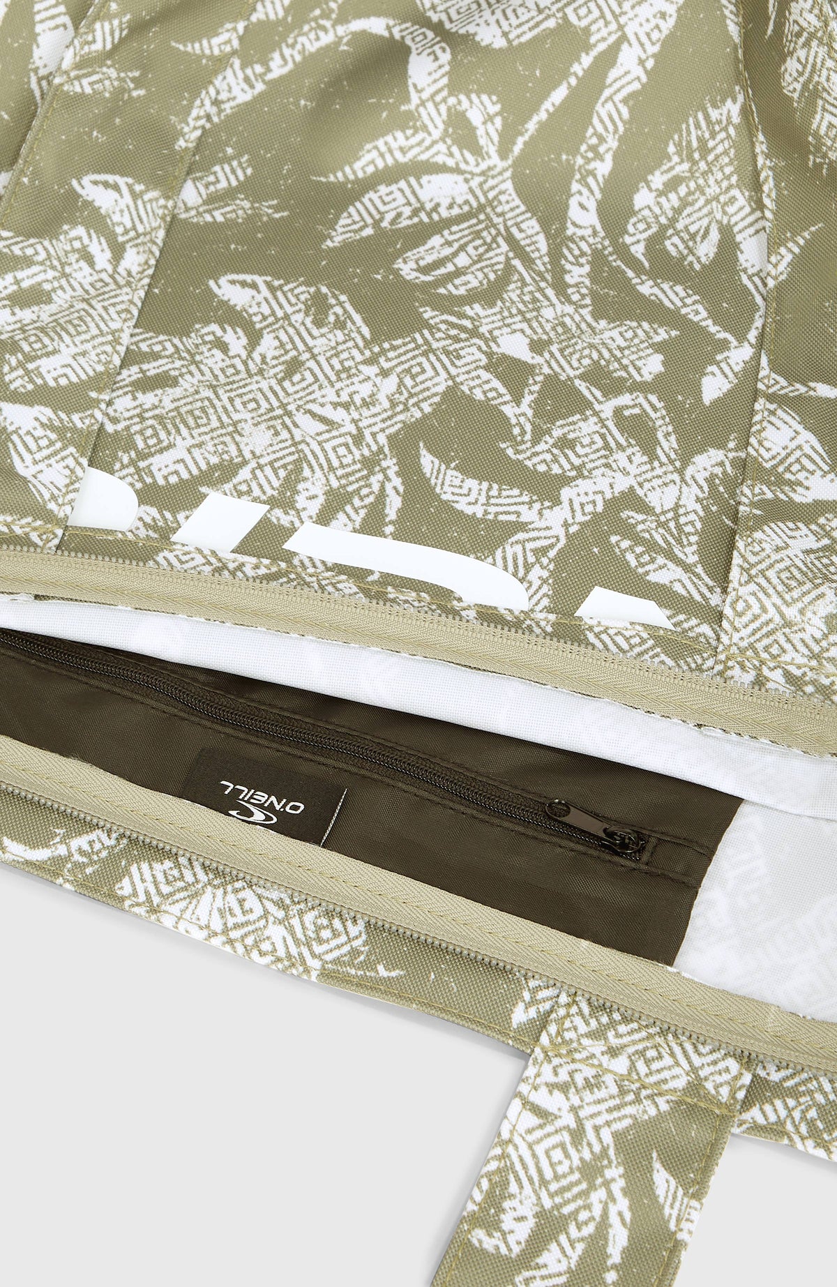 Coastal Print totebag | Green Textured Jungle