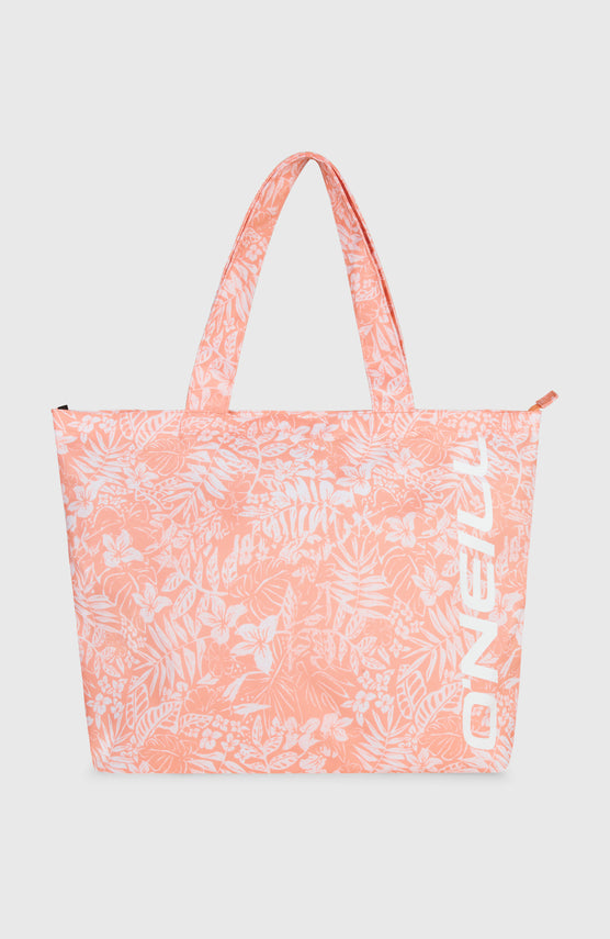 Coastal Print totebag | Peach Island Sky