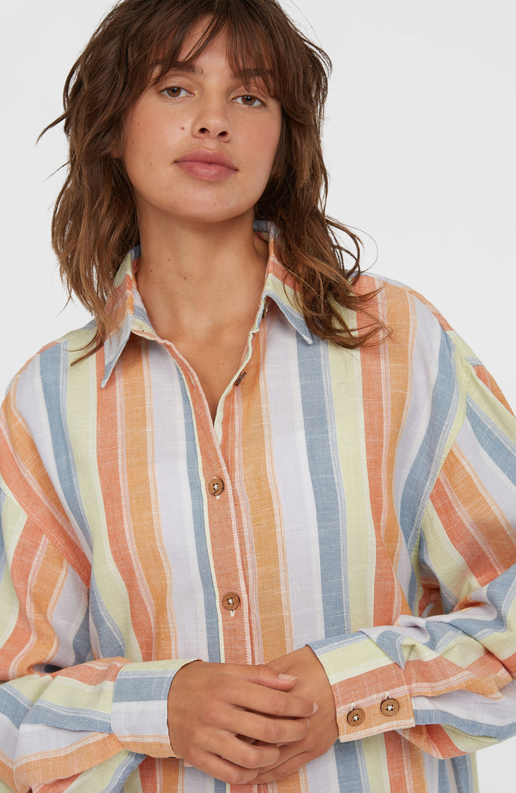 Beach Vintage lange blouse | Vintage Stripe