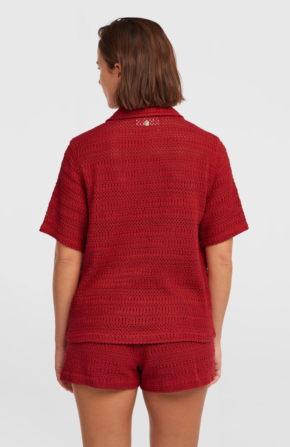 O'Riginals Crochet blouse | Midnight Poppy
