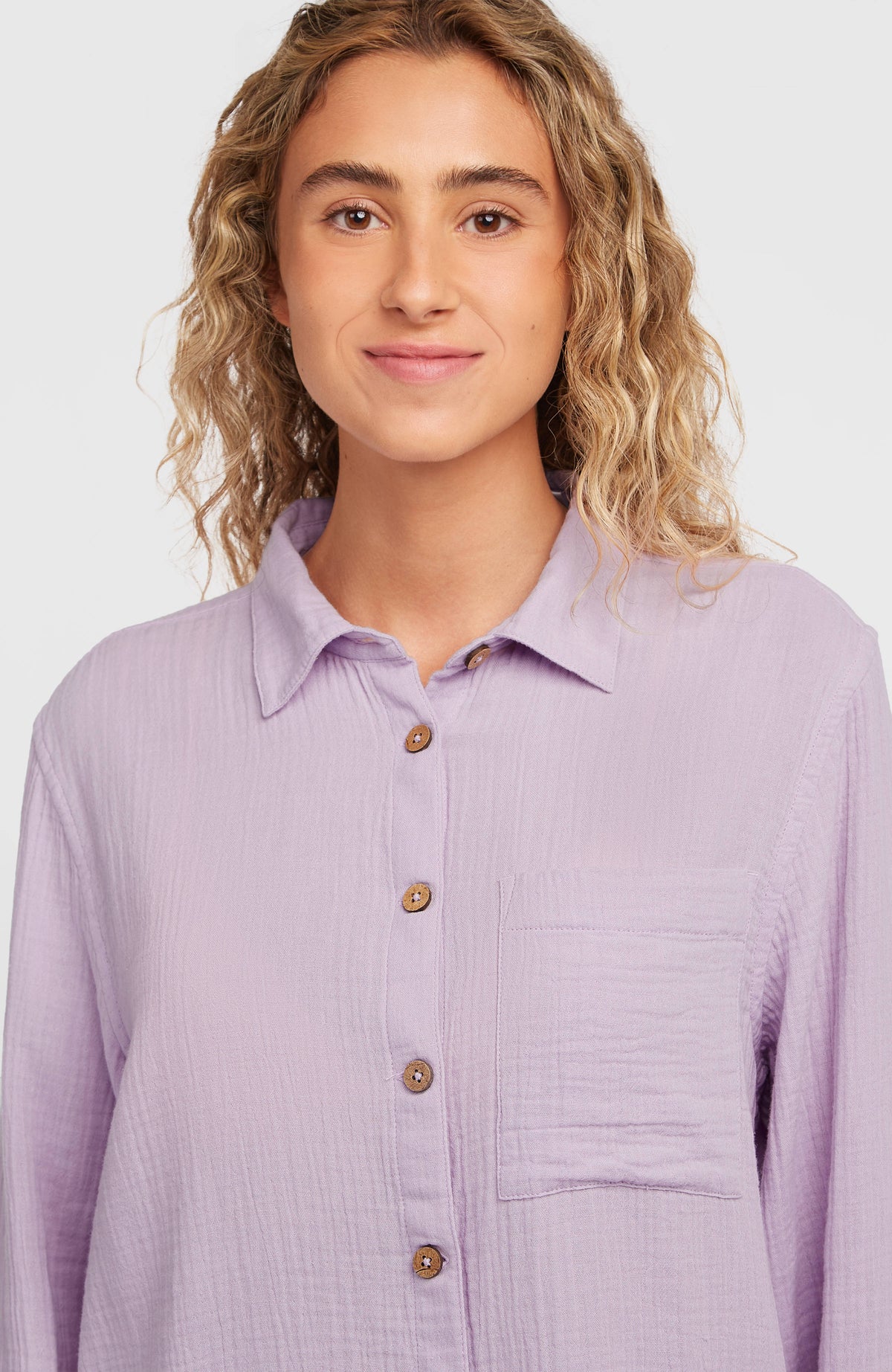 Brenda blouse | Pale Lavender