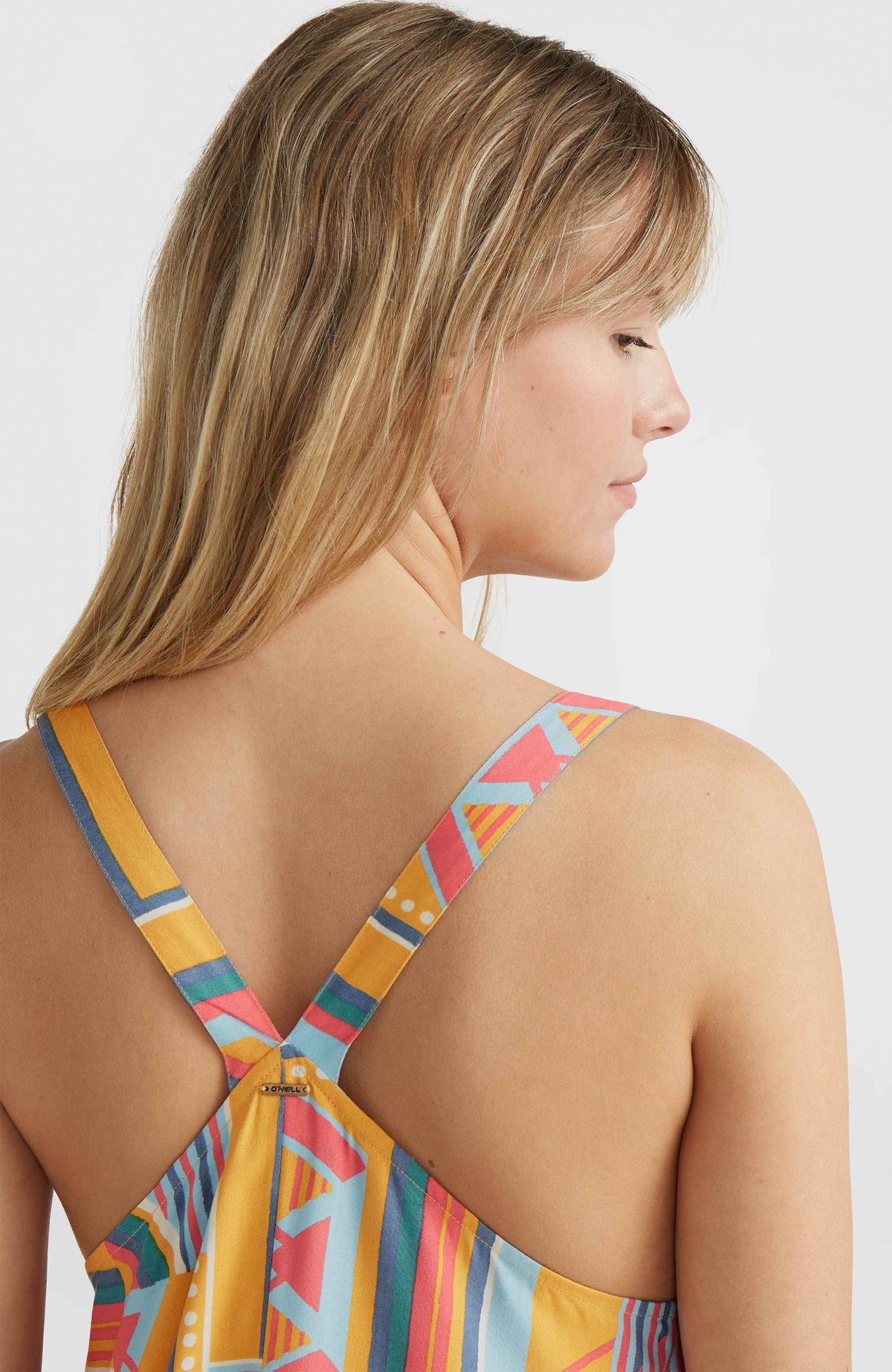 Miranda Women of the Wave jurk | Yellow Art Geo