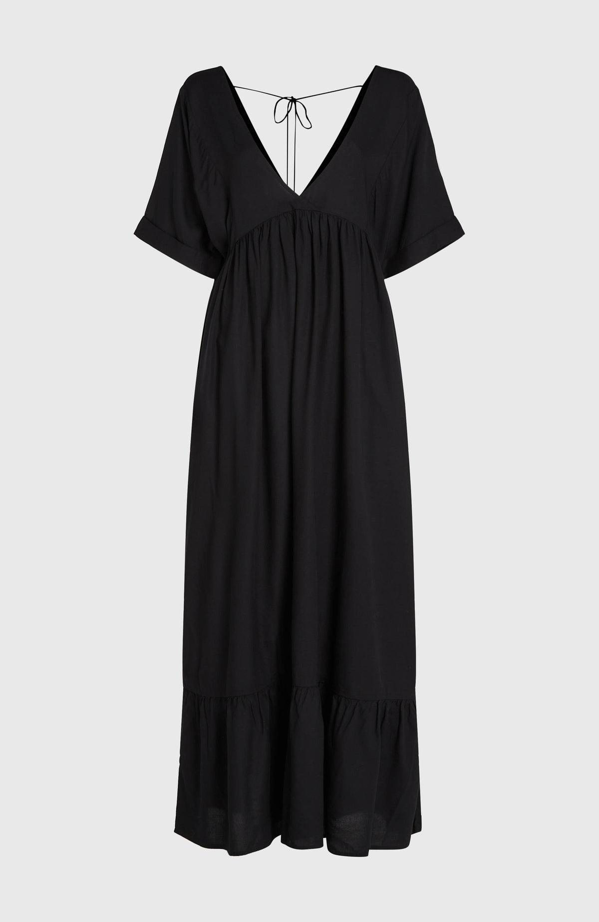 Women of the Wave maxi-jurk | Black Out