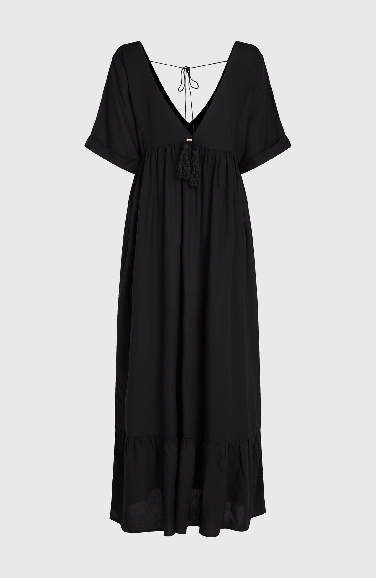 Women of the Wave maxi-jurk | Black Out