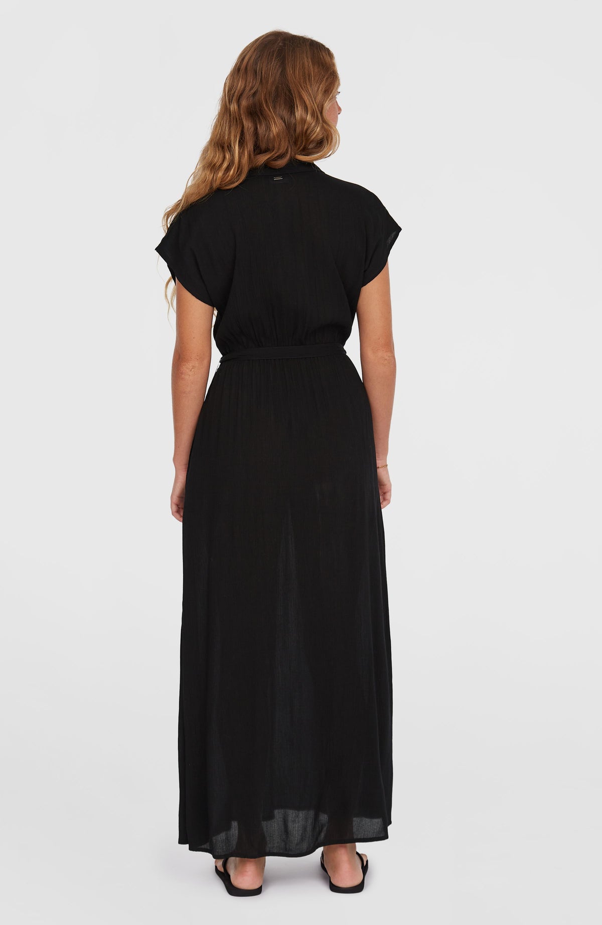 Lori Maxi overhemdjurk | Black Out
