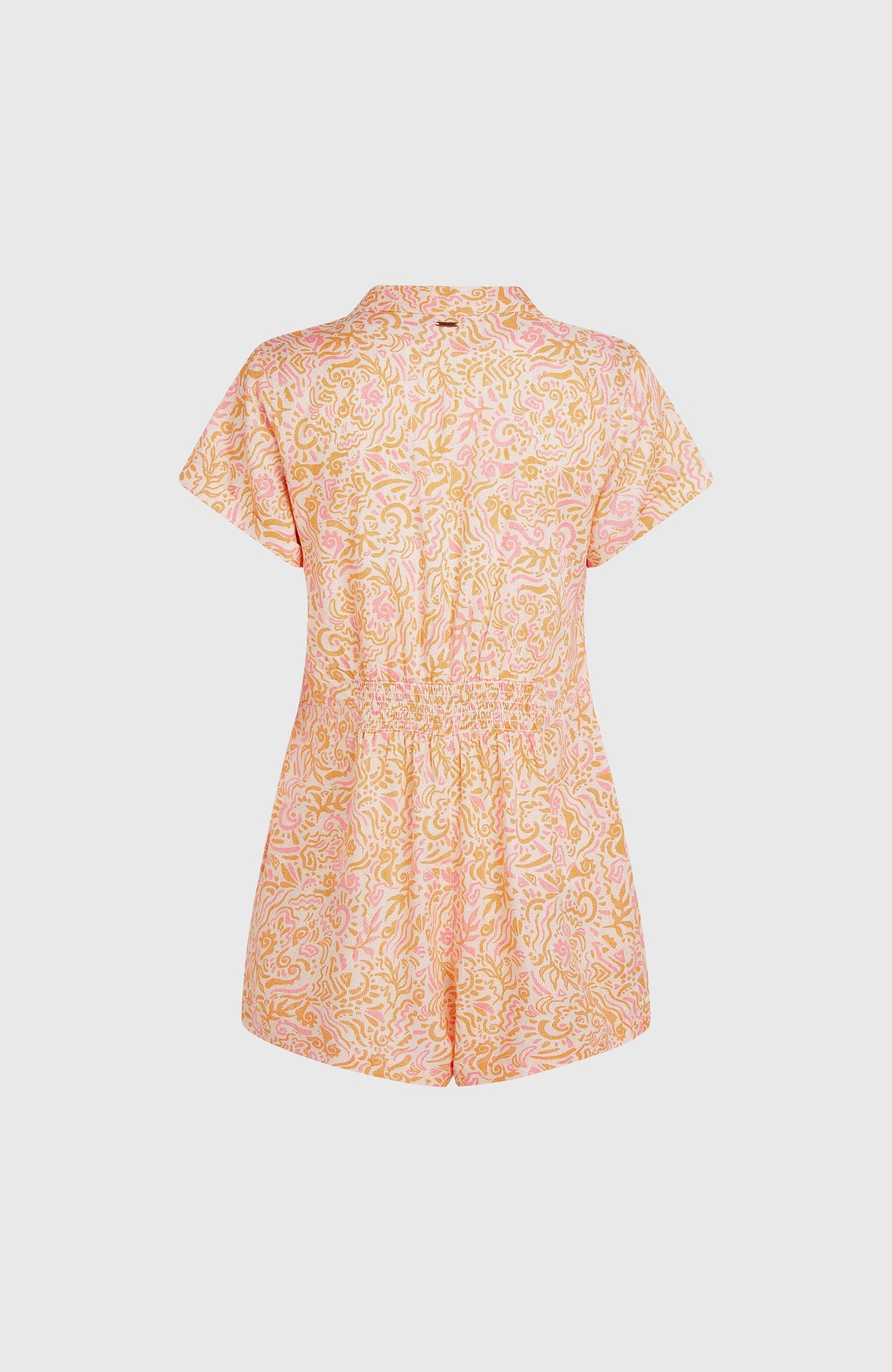 Women of the Wave playsuit | White Abstract Wave