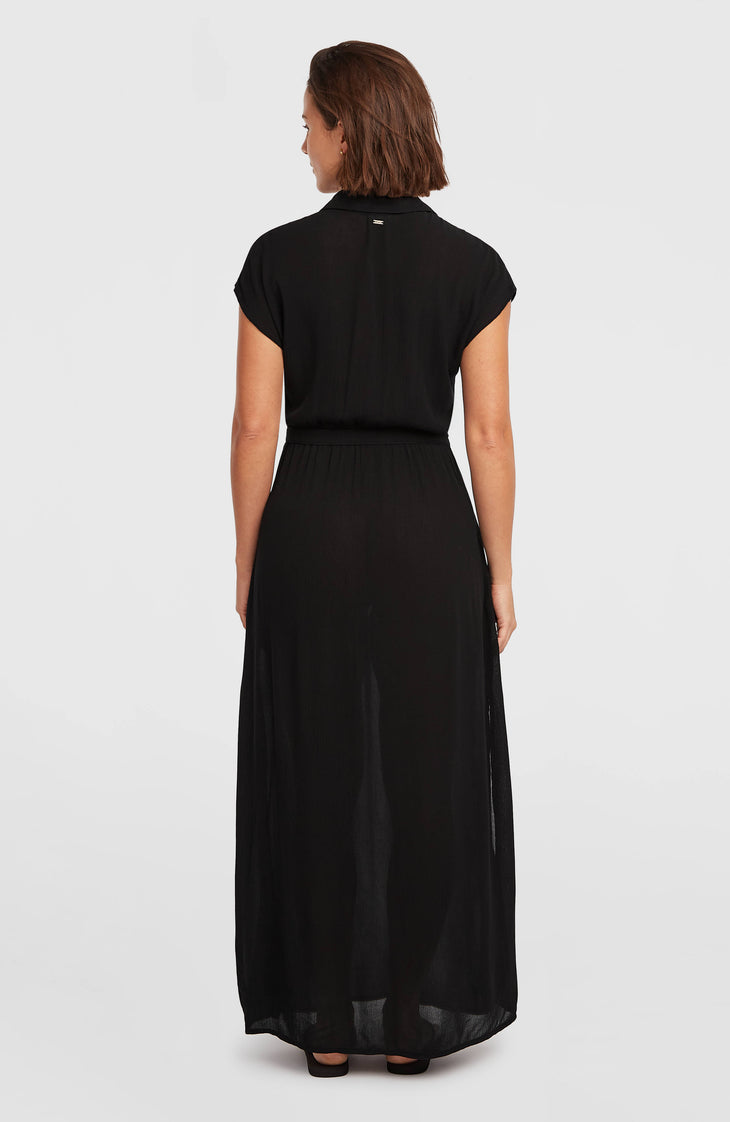 Lori Maxi overhemdjurk | Black Out