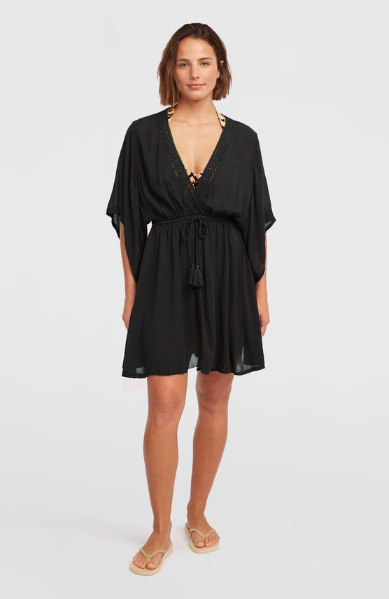 Essentials Tokeena strandjurk | Black Out
