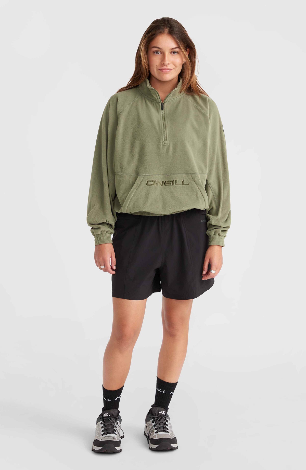 O'Riginals Polartec 100 fleecetrui | Deep Lichen Green