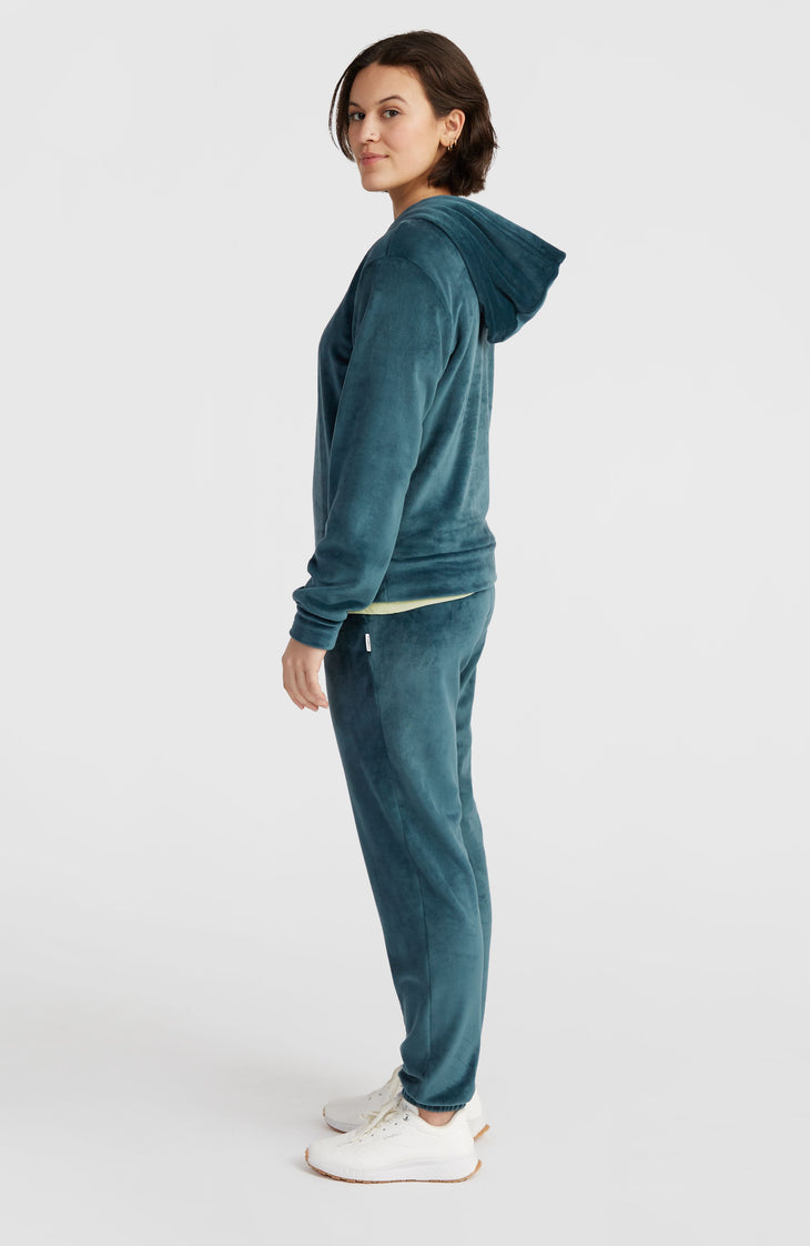 Velour fleecehoodie | Alma Steel