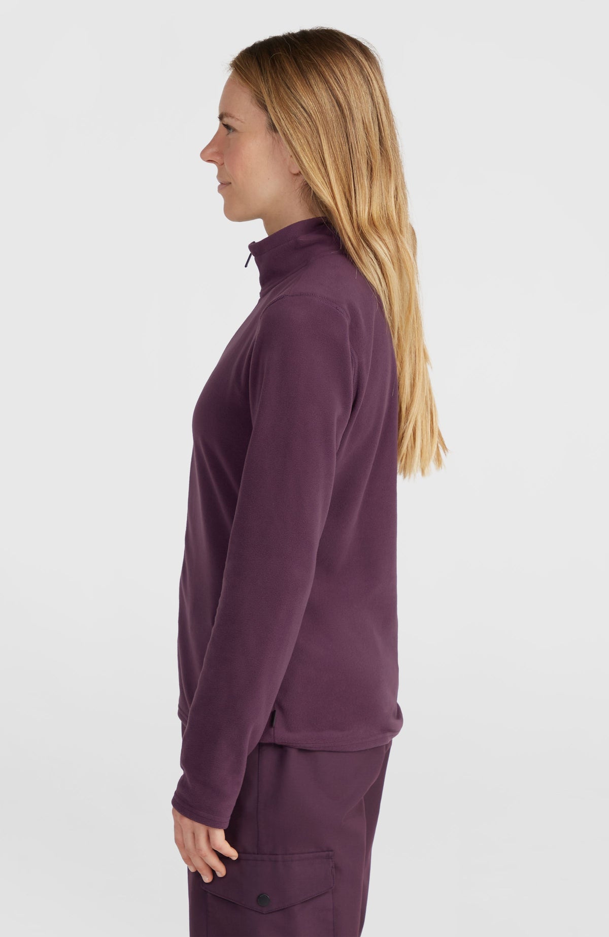 Jack's Polartec® 100 fleecevest met volledige rits | Aubergine