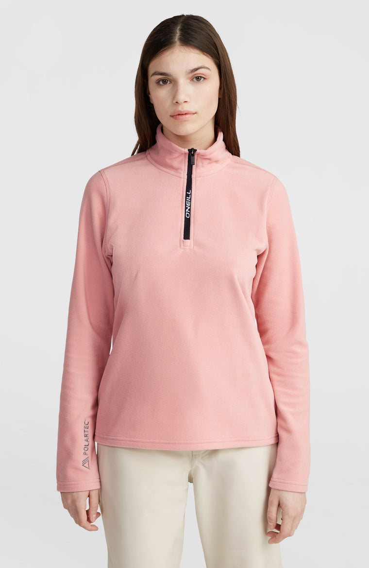 Jack's Polartec® 100 fleecetrui met halve rits | Genuine Pink Jack's Polartec® 100 fleecetrui met halve rits | Genuine Pink