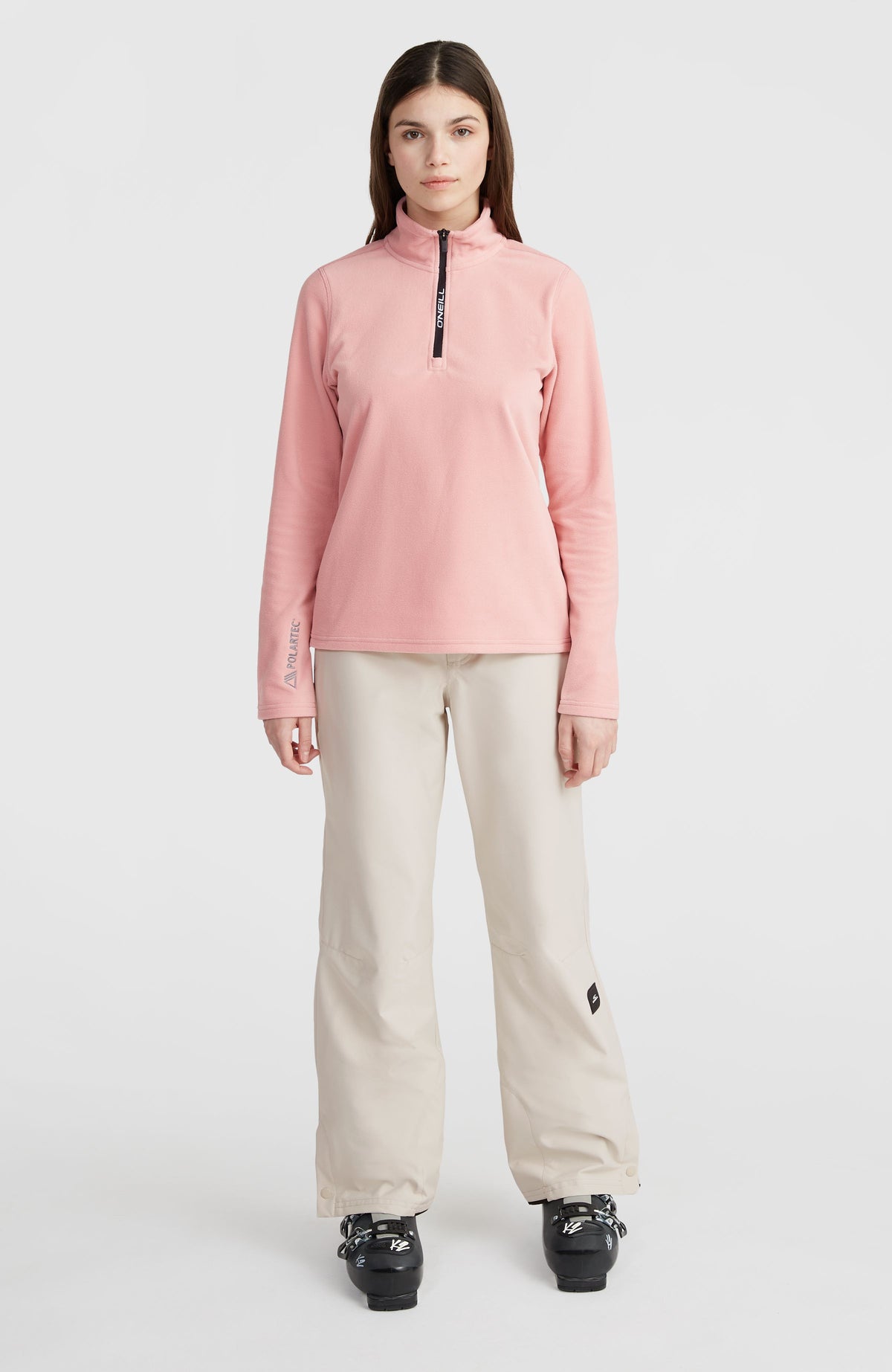 Jack's Polartec® 100 fleecetrui met halve rits | Genuine Pink