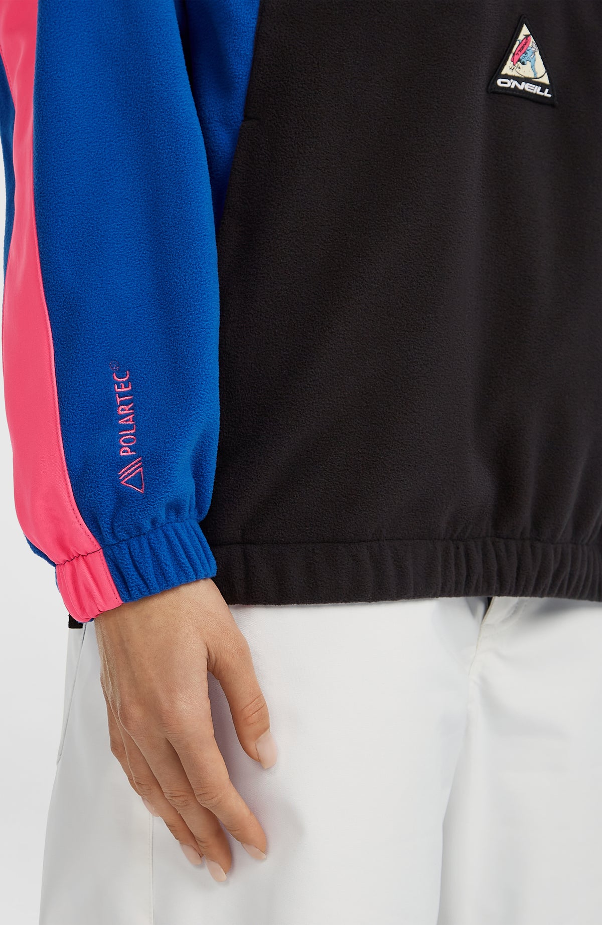 FWC'Play Polartec® fleecetrui met hoge rits | Active Blue Colour Block