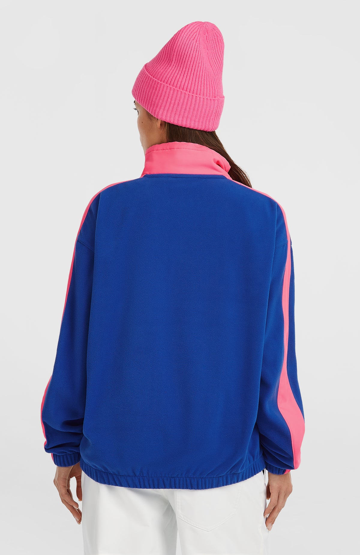 FWC'Play Polartec® fleecetrui met hoge rits | Active Blue Colour Block