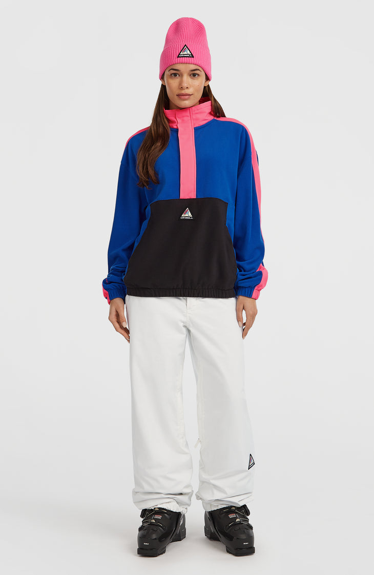 FWC'Play Polartec® fleecetrui met hoge rits | Active Blue Colour Block