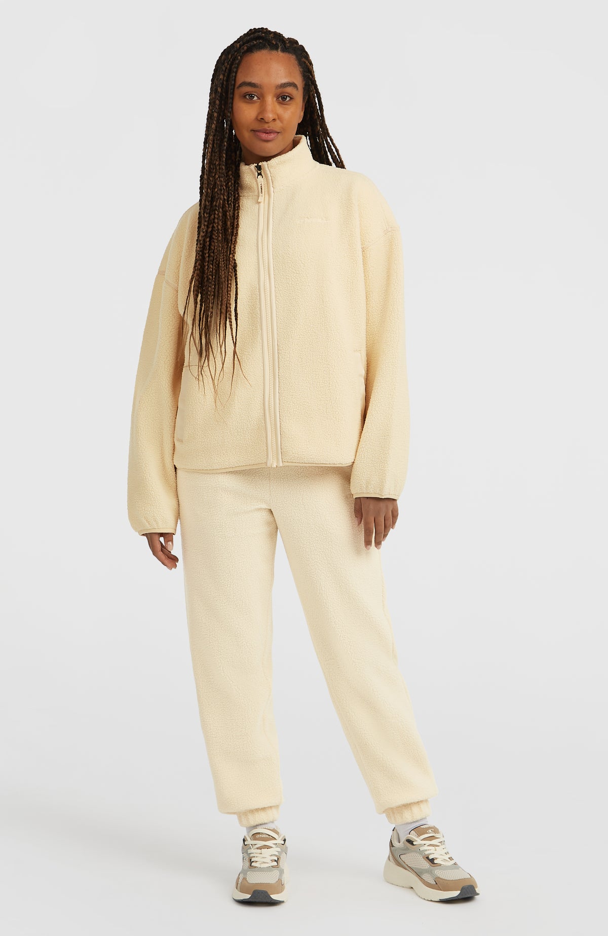 Must-Have High-Pile fleecevest met volledige rits | Macaron