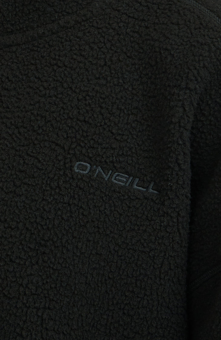 Must-Have High-Pile fleecevest met volledige rits | Black Out