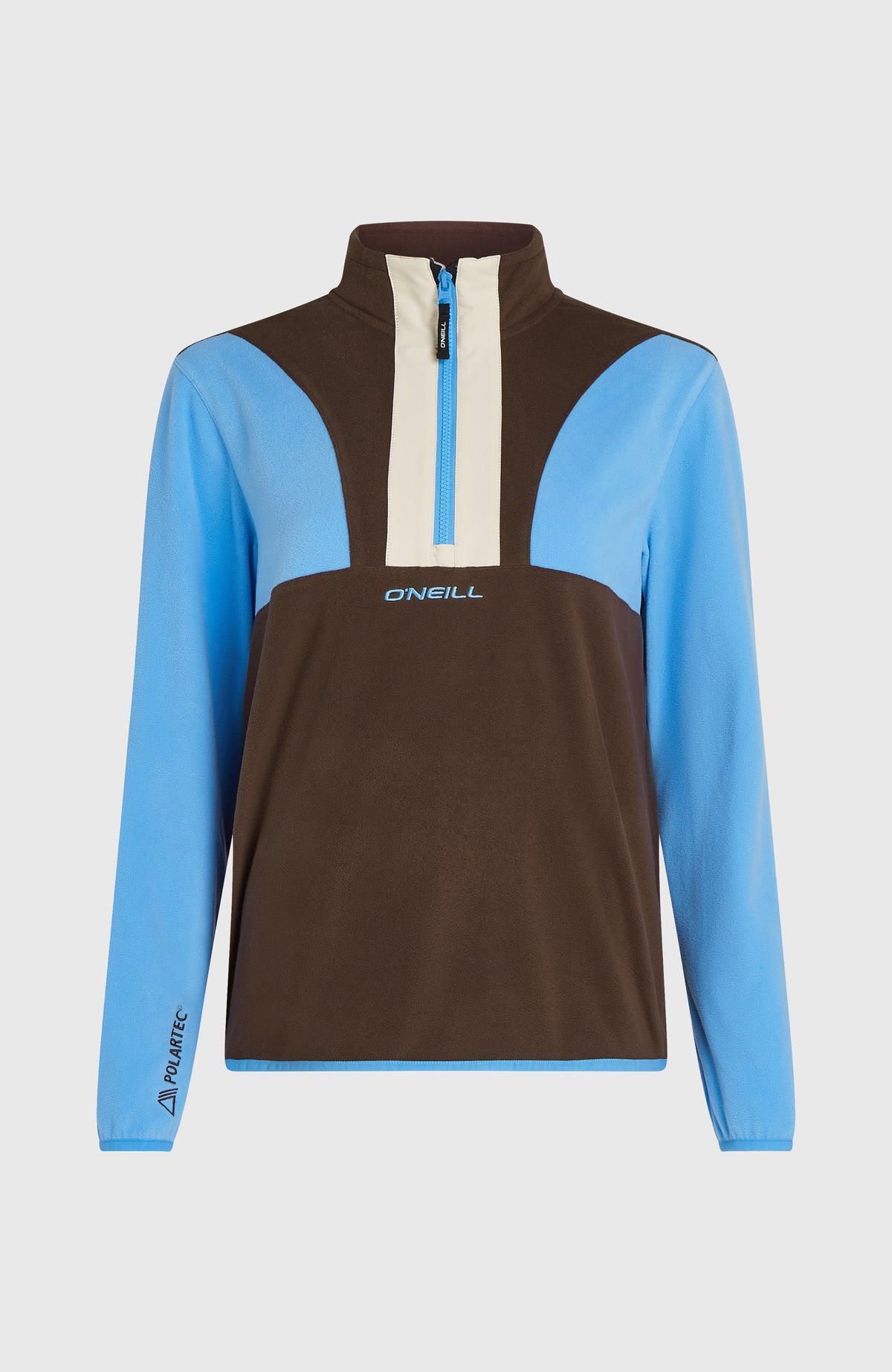 FWC'Cruz Triple Polartec® fleecetrui met halve rits | Blue Poppy Colour Block