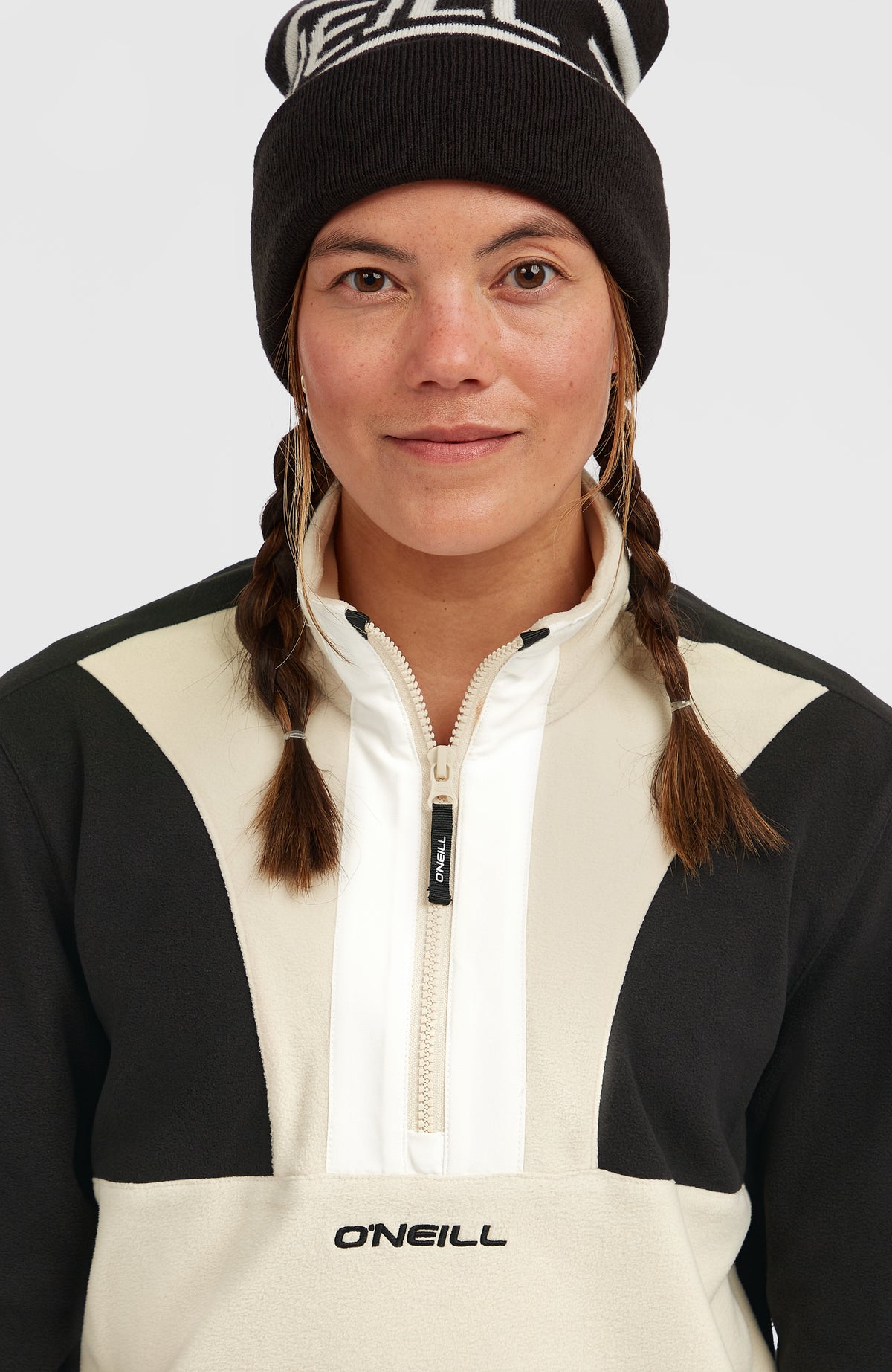 FWC'Cruz Triple Polartec® fleecetrui met halve rits | Black Out Colour Block