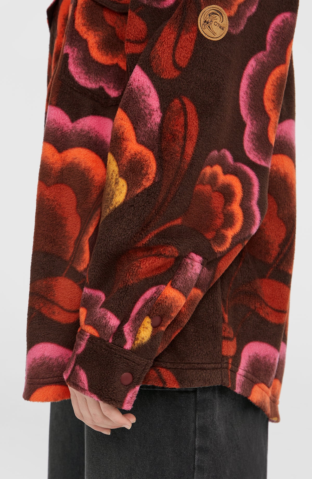 O'Riginals Superfleece blouse | Brown Originals Flower