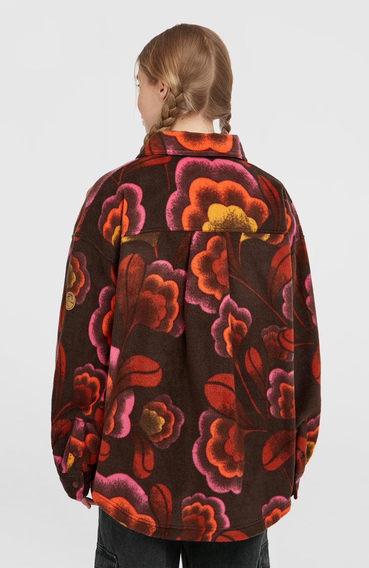 O'Riginals Superfleece blouse | Brown Originals Flower
