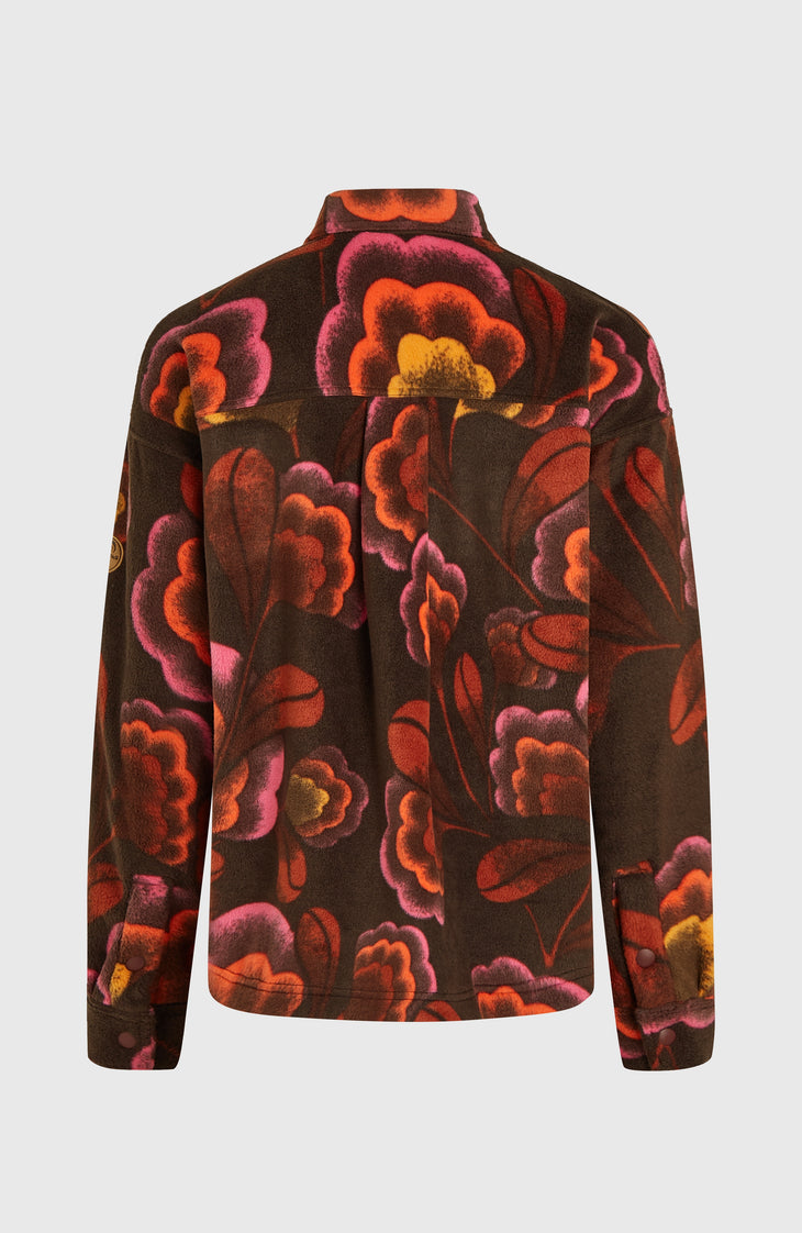 O'Riginals Superfleece blouse | Brown Originals Flower