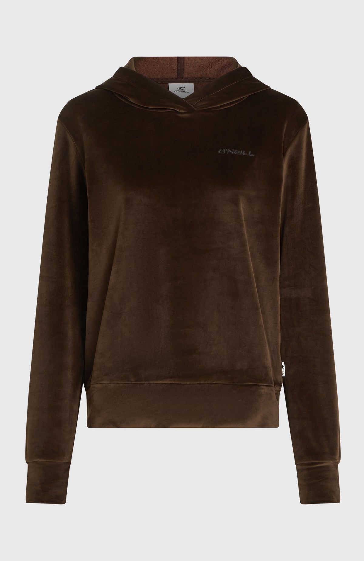 FWC'Cruz Velour hoodie | Coffee Bean