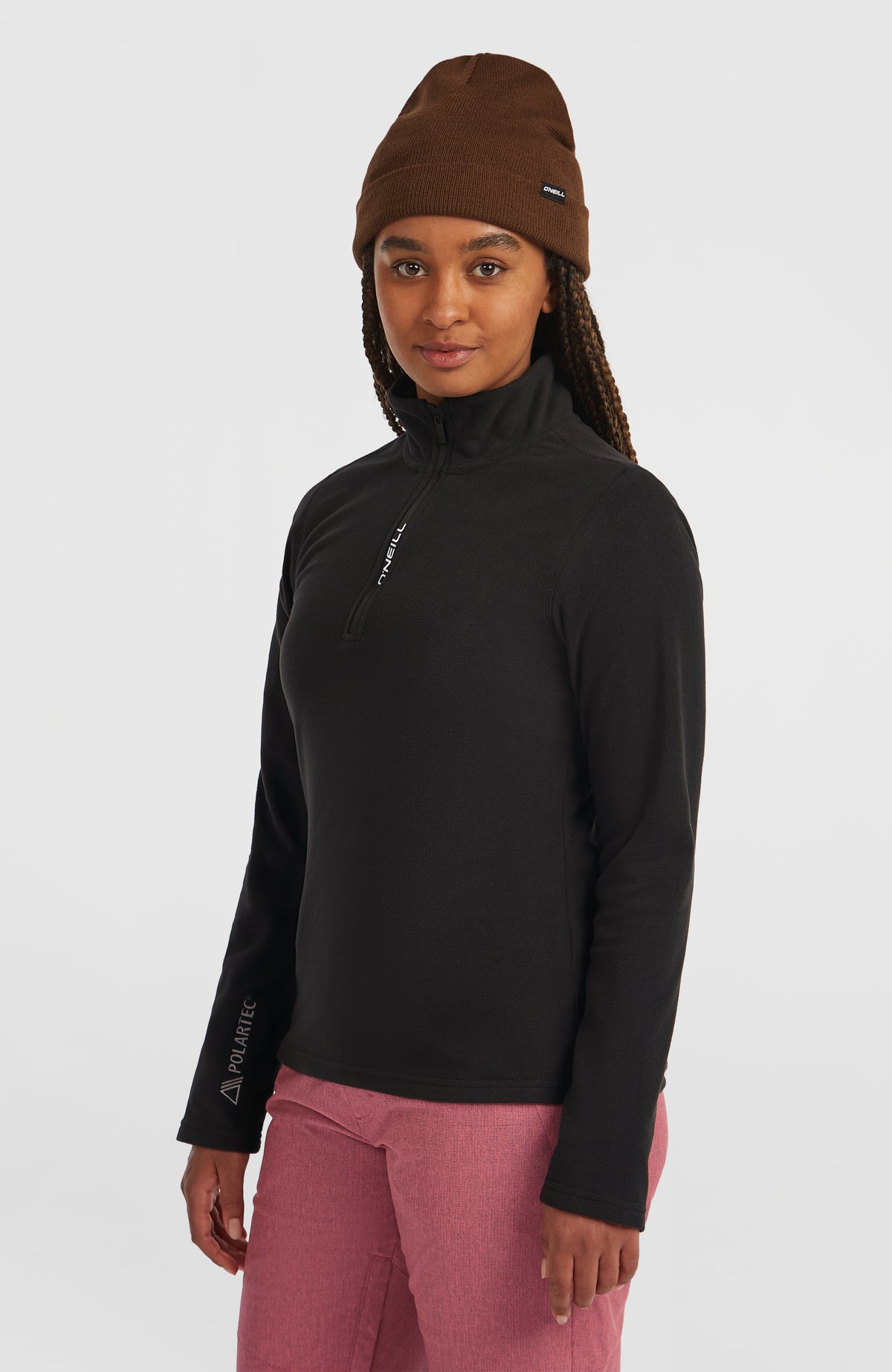 FWC'Cruz Jack's Polartec® fleecetrui met halve rits | Black Out