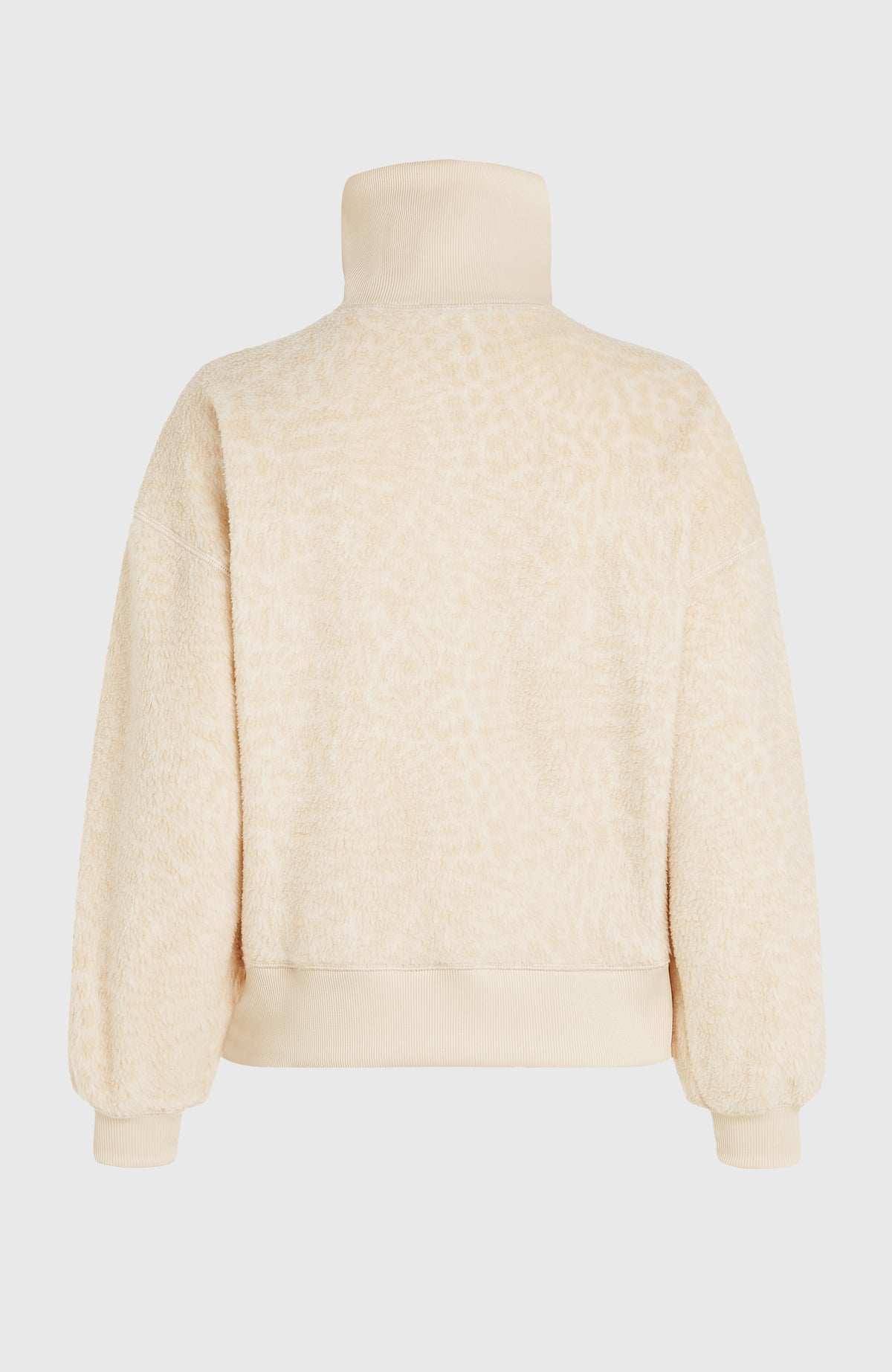 Must-Have fleecetrui met halve rits | Macaron Animalica