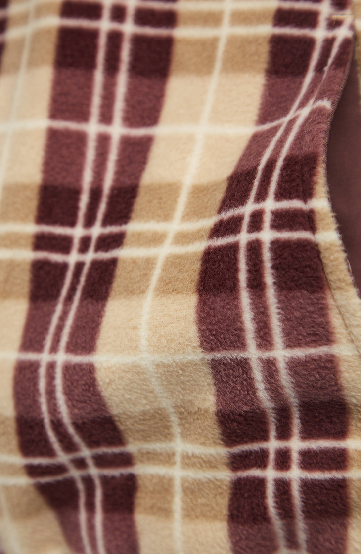 O'Riginals Superfleece hoodie | Beige Check Flannel