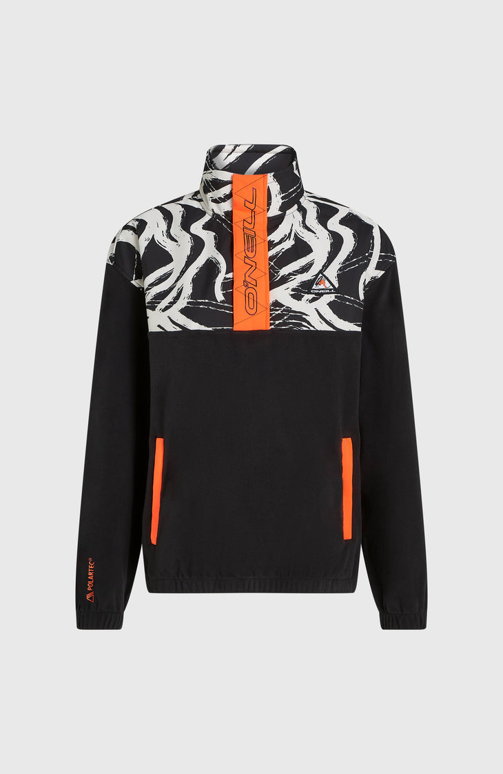 FWC'Play Polartec® fleecetrui met halve rits | White Snowtracks