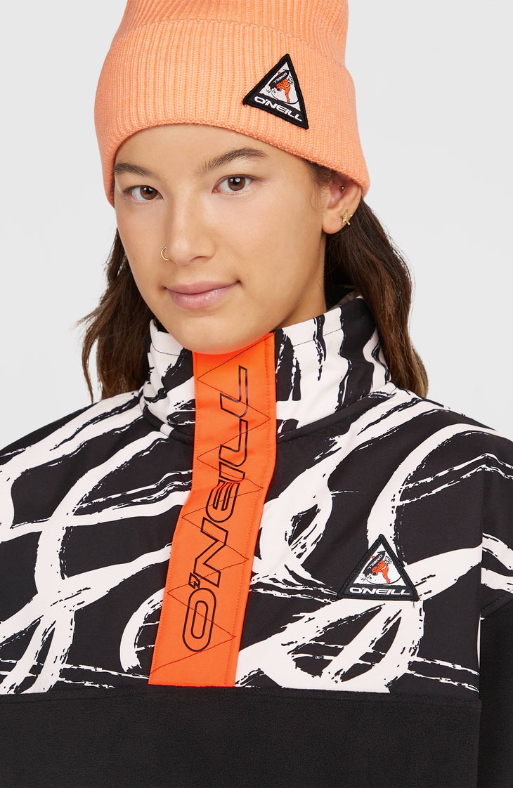 FWC'Play Polartec® fleecetrui met halve rits | White Snowtracks