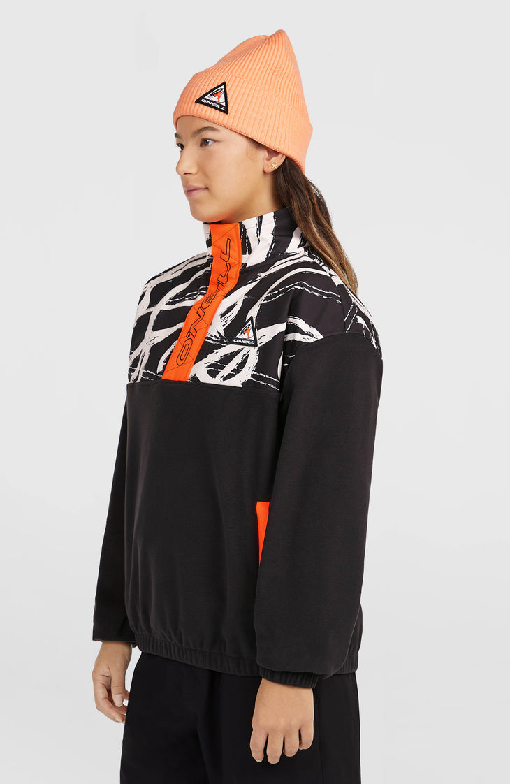 FWC'Play Polartec® fleecetrui met halve rits | White Snowtracks