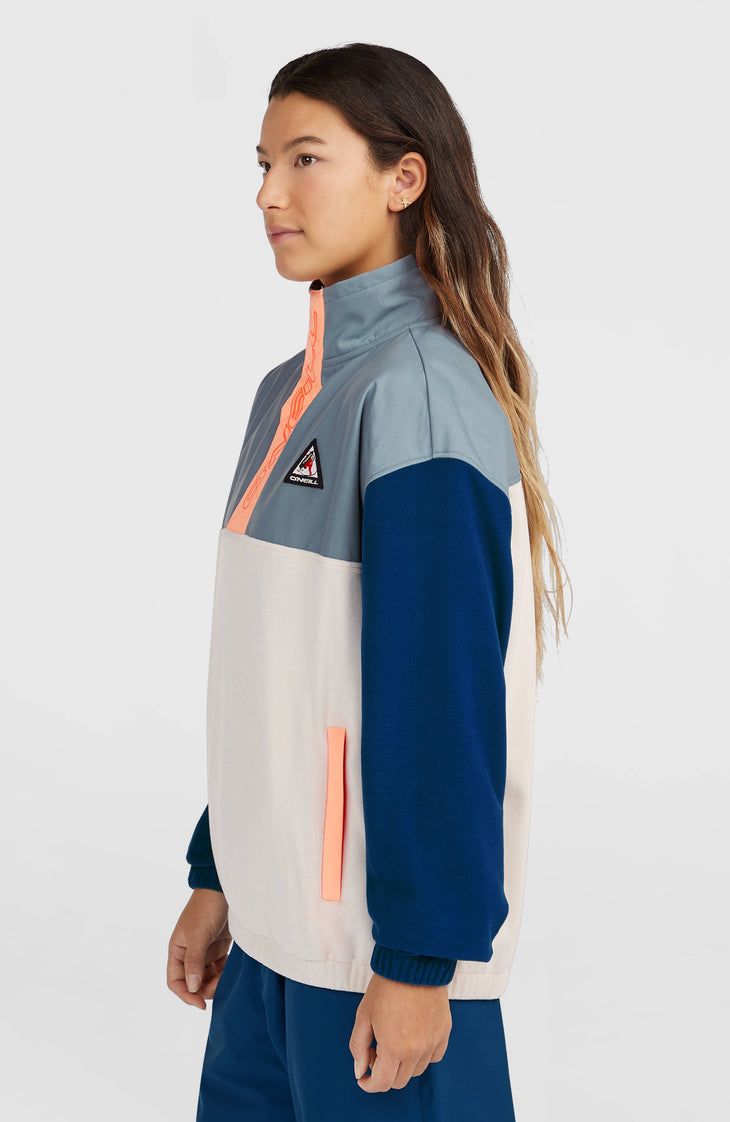 FWC'Play Polartec® fleecetrui met halve rits | Murky Water Colour Block
