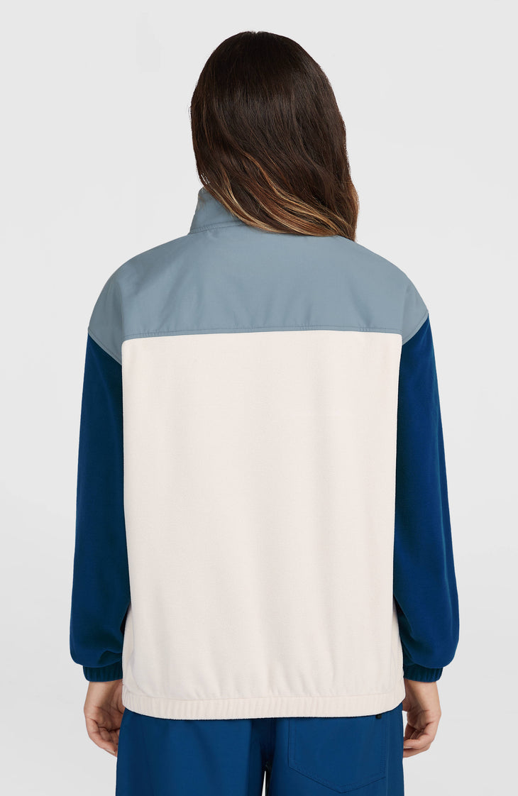 FWC'Play Polartec® fleecetrui met halve rits | Murky Water Colour Block