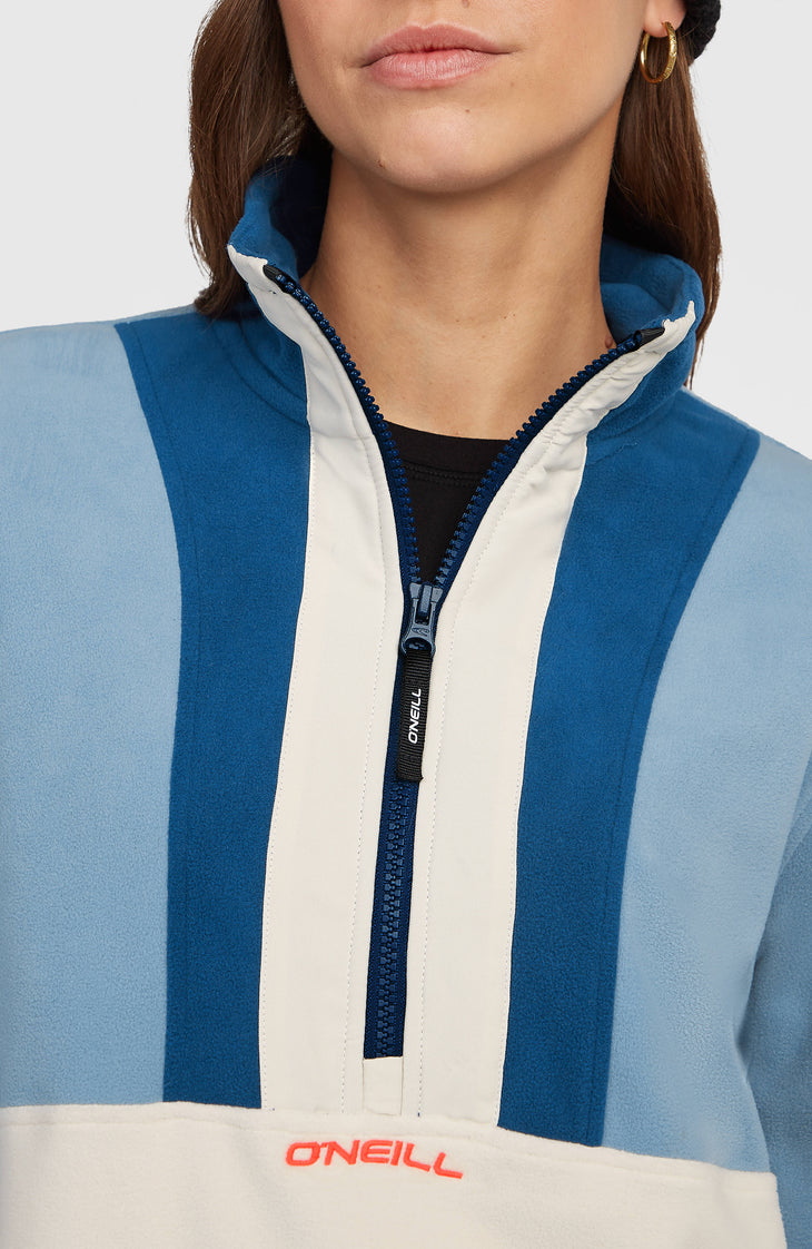 FWC'Cruz Triple Polartec® fleecetrui met halve rits | Murky Water Colour Block