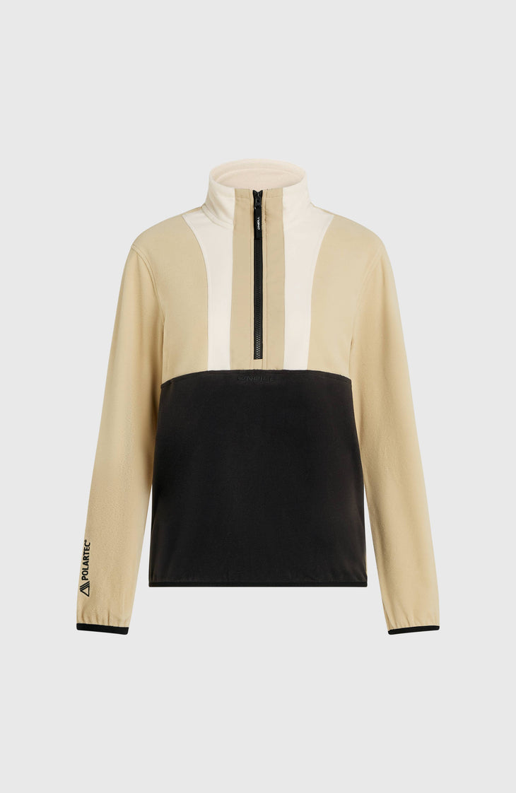FWC'Cruz Triple Polartec® fleecetrui met halve rits | Olive Blush Colour Block