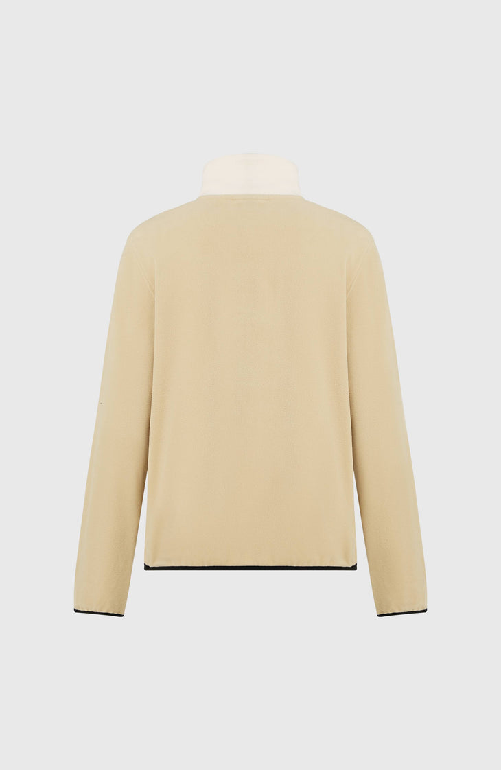 FWC'Cruz Triple Polartec® fleecetrui met halve rits | Olive Blush Colour Block