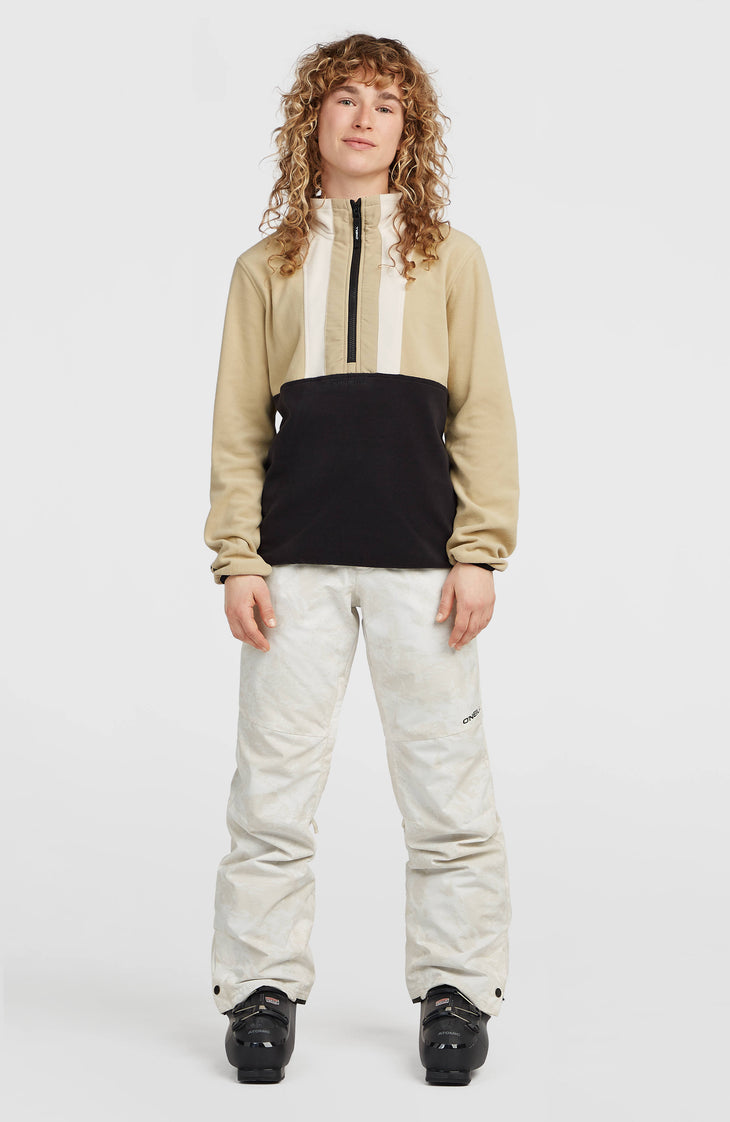 FWC'Cruz Triple Polartec® fleecetrui met halve rits | Olive Blush Colour Block