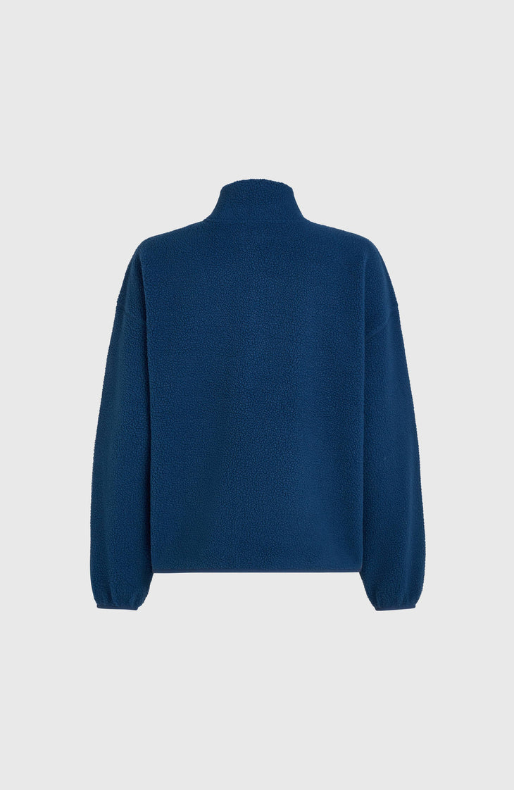 Must-Have High-Pile fleecevest met volledige rits | Regal Blue