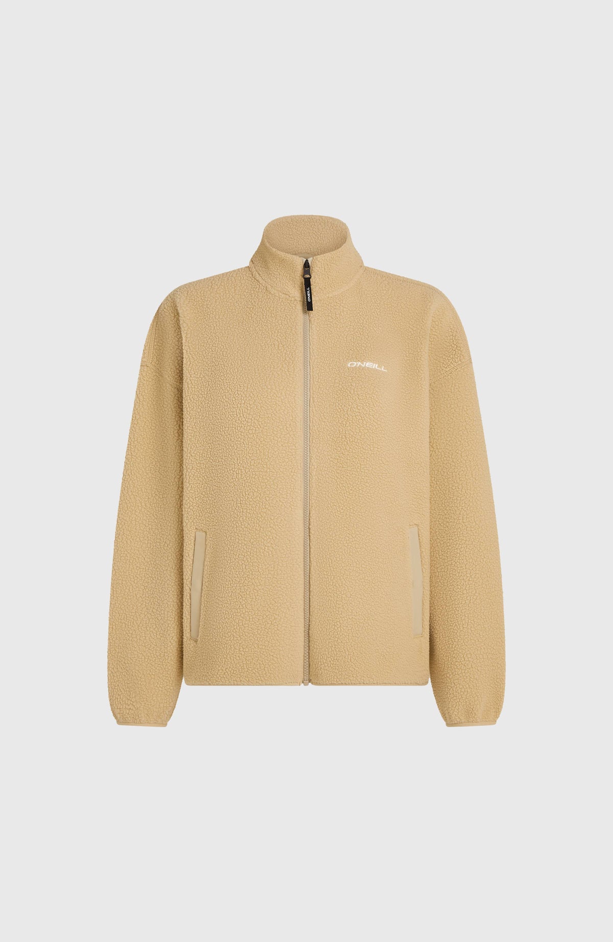 Must-Have High-Pile fleecevest met volledige rits | Olive Blush