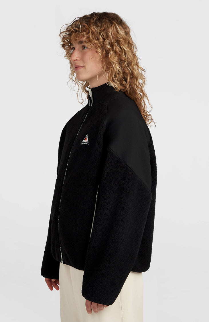 FWC'Play Hyperfleece trui met volledige rits | Black Out