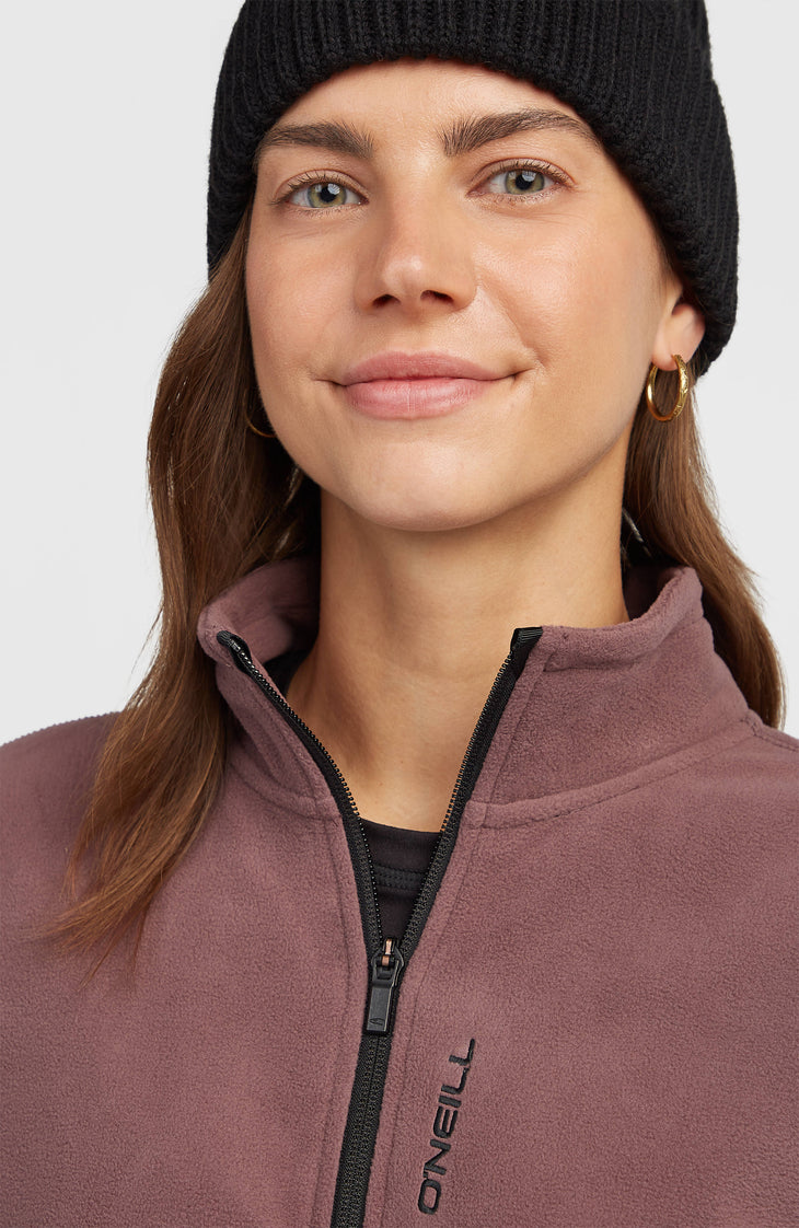 FWC'Cruz Jack's Polartec® fleecevest met volledige rits | Purple Gray