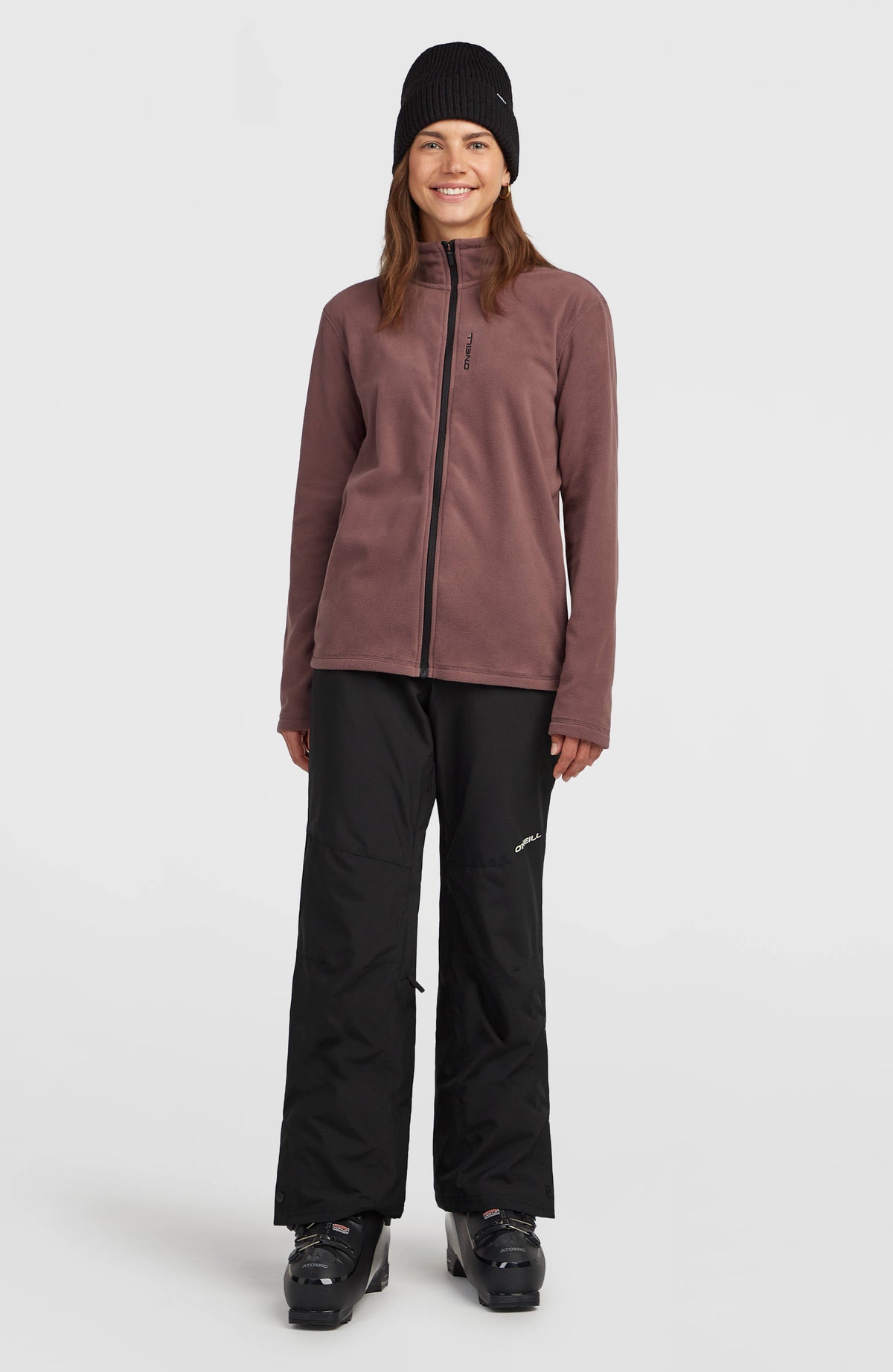FWC'Cruz Jack's Polartec® fleecevest met volledige rits | Purple Gray